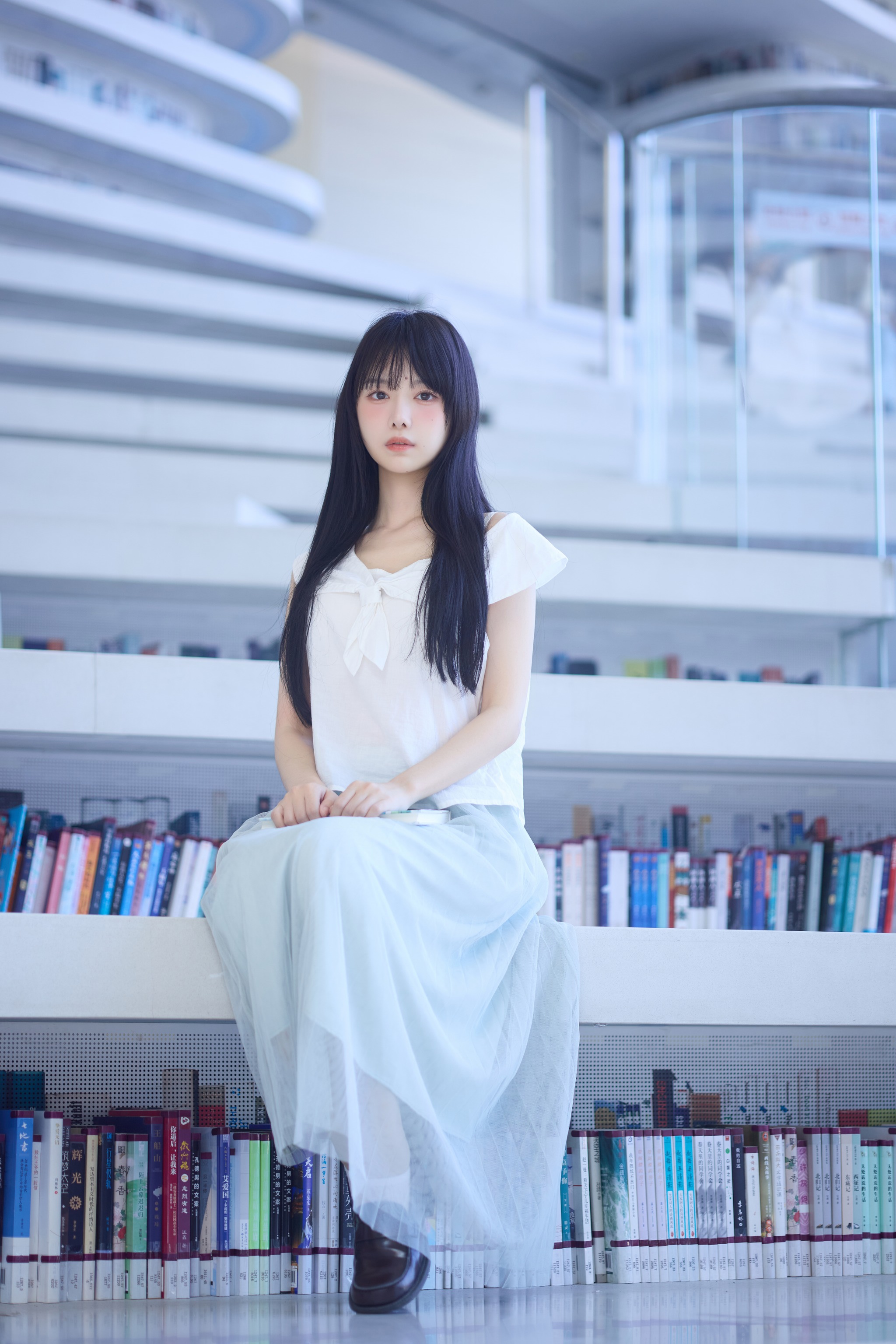 图片[1]-Shika小鹿鹿 – NO.130 图书馆[16P]-XikXak